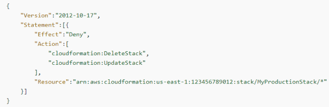 CloudFormation Denied Tag