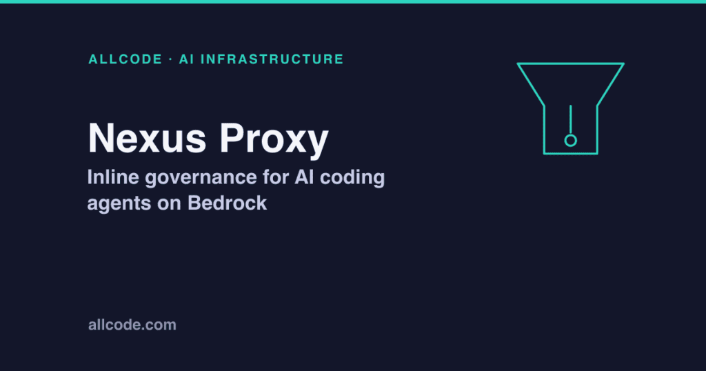 Inline governance for AI coding agents on Bedrock: Nexus Proxy